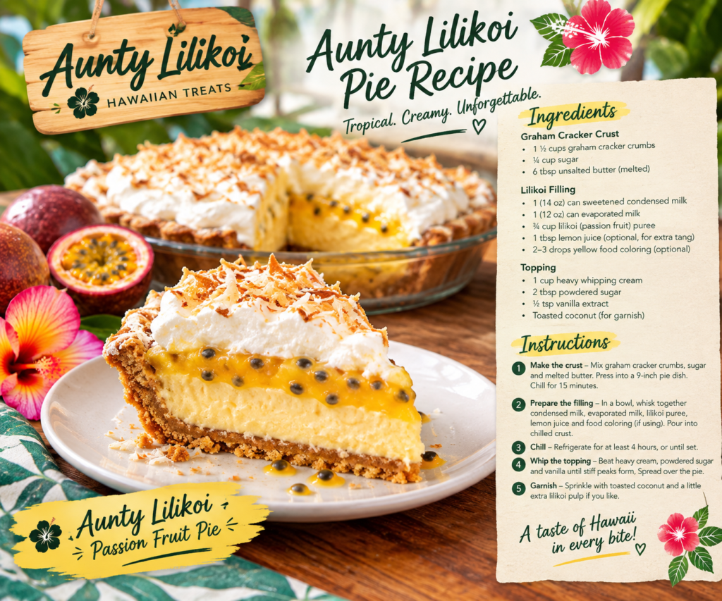 aunty lilikoi pie recipe