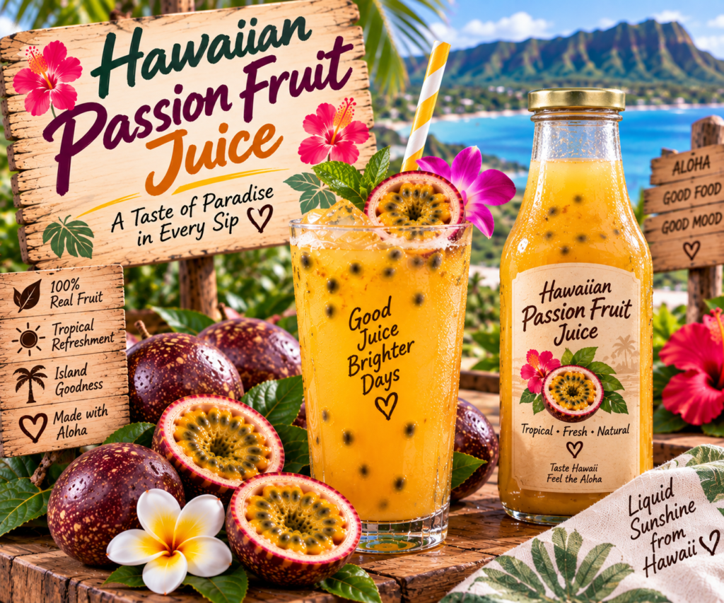 hawaiian passion fruit juice