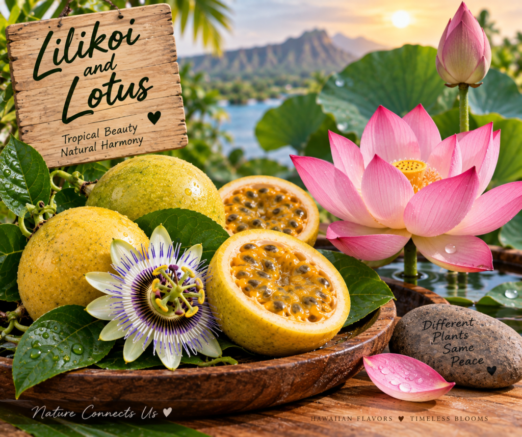 lilikoi and lotus