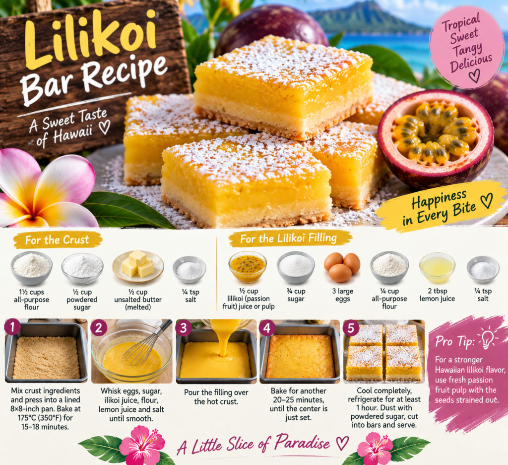 lilikoi bar recipe