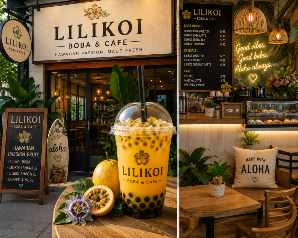 lilikoi boba and cafe