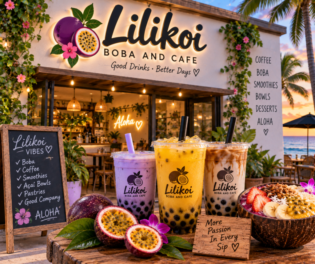 lilikoi boba and cafe