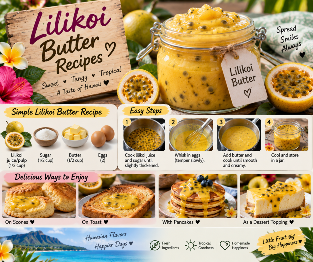 lilikoi butter recipes
