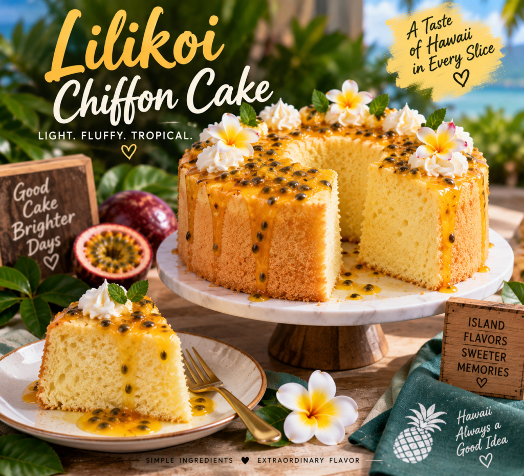 lilikoi chiffon cake