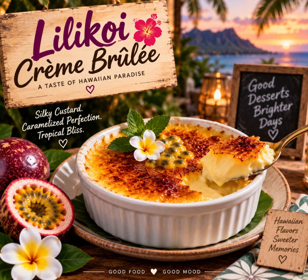 lilikoi creme brulee