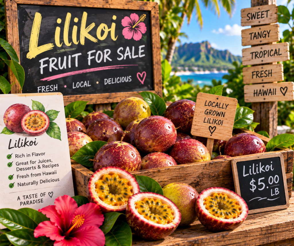 lilikoi fruit for sale
