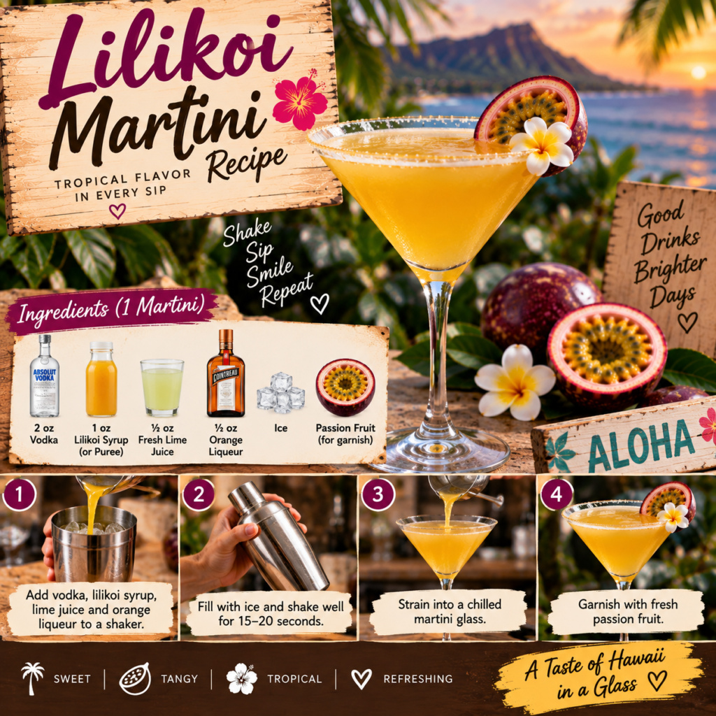 lilikoi martini recipe
