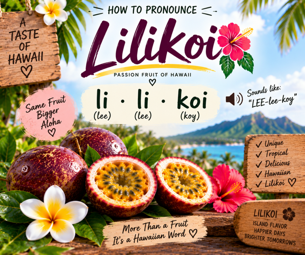 lilikoi pronunciation