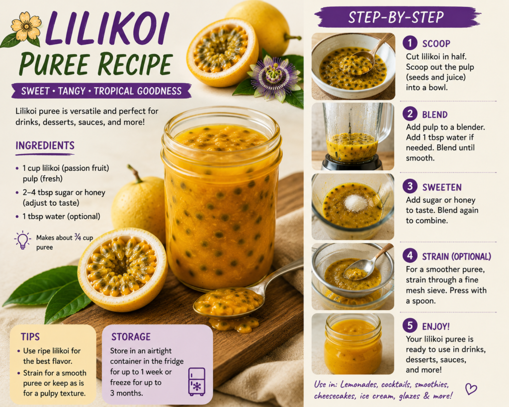 lilikoi puree recipe