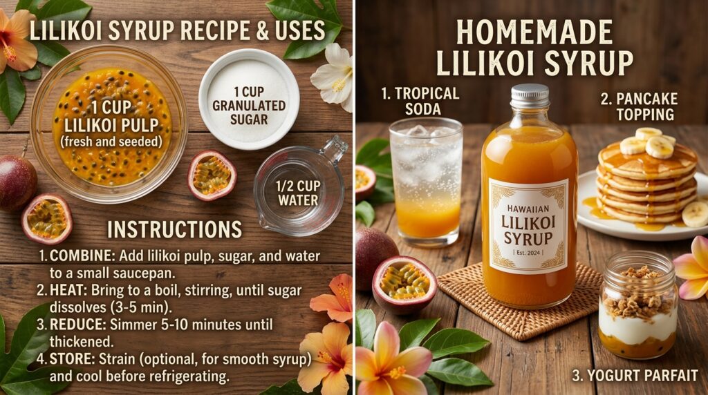 lilikoi syrup recipe