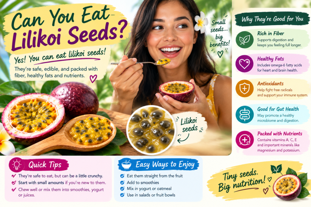 Can You Eat Lilikoi Seeds