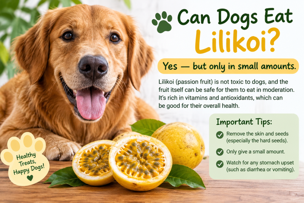can dogs eat lilikoi