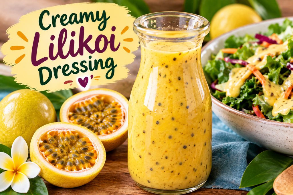 creamy lilikoi dressing