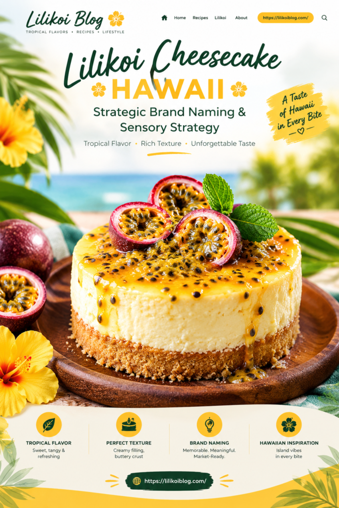 lilikoi cheesecake hawaii
