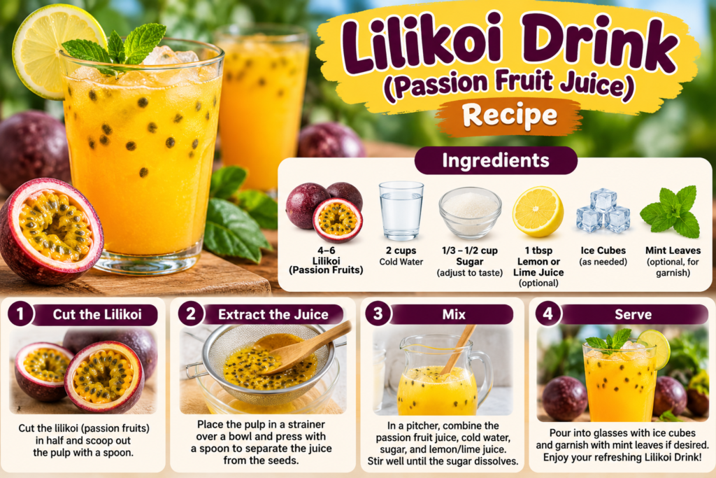 lilikoi drink recipe
