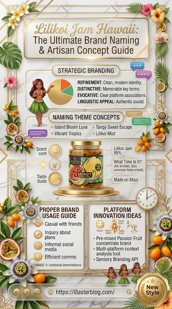 lilikoi jam hawaii