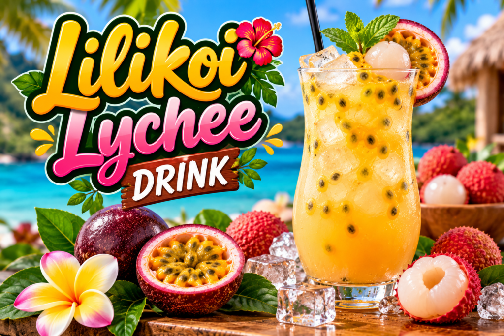 lilikoi lychee drink