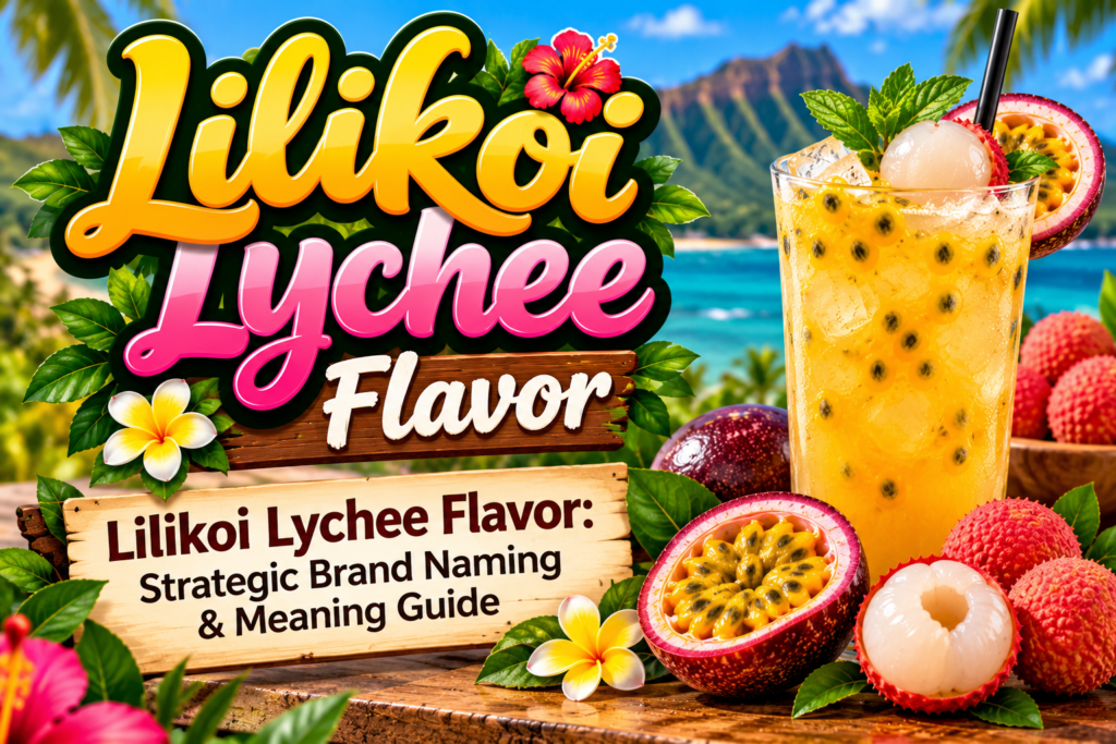 lilikoi lychee flavor