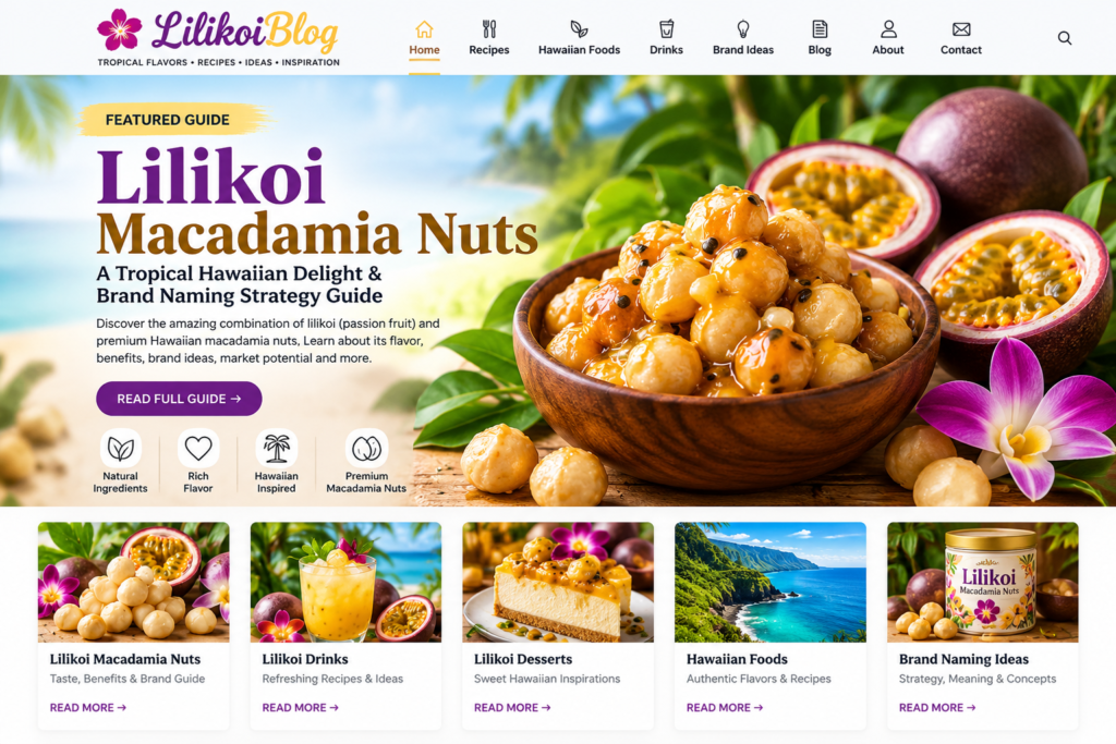 lilikoi macadamia nuts
