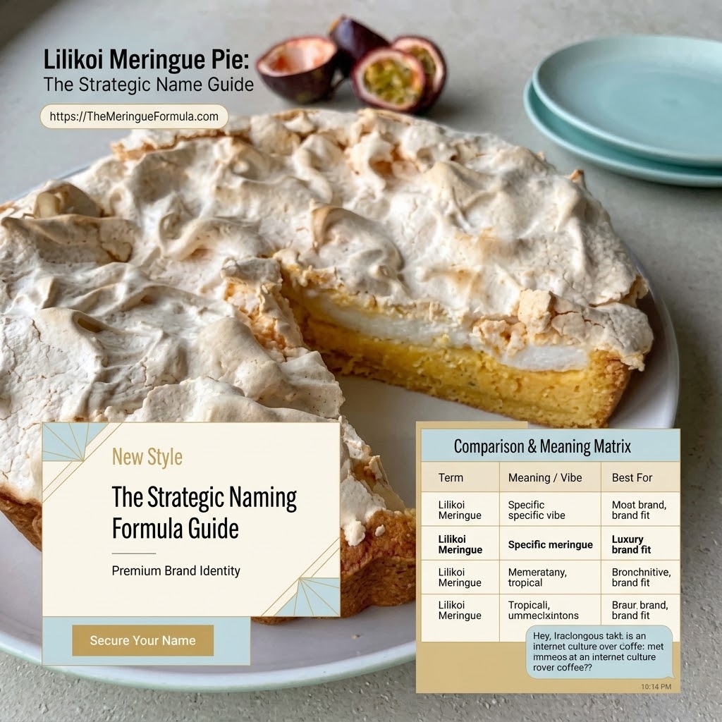 lilikoi meringue pie recipe